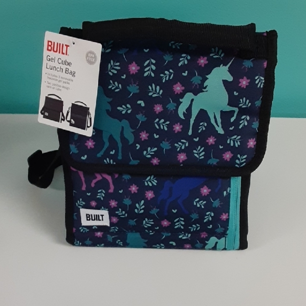 Built Gel Cube Lunch Bag with Unicorn Design - Picture 10 of 10